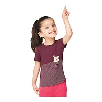 FWD Toddler Girls' Layering Dog T Shirt