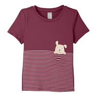 FWD Toddler Girls' Layering Dog T Shirt