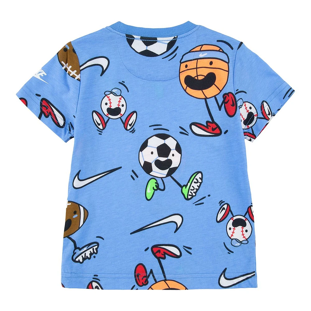 Nike Toddler Boys' -4 Emoji All Over Print T Shirt