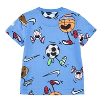 Nike Toddler Boys' -4 Emoji All Over Print T Shirt