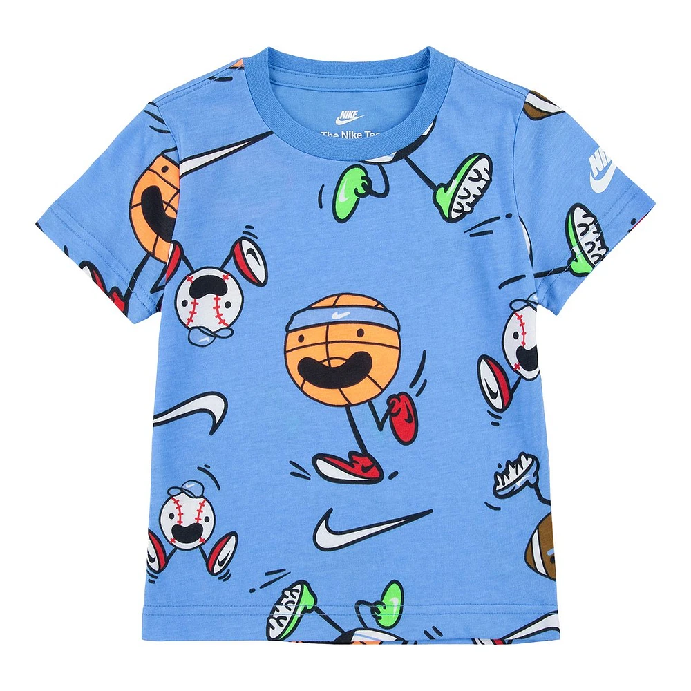 Nike Toddler Boys' -4 Emoji All Over Print T Shirt