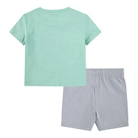 Hurley Toddler Boys' Woven T Shirt And Short Set