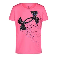 Under Armour Toddler Girls' 4-6X Galaxy Speckle Big Logo T Shirt