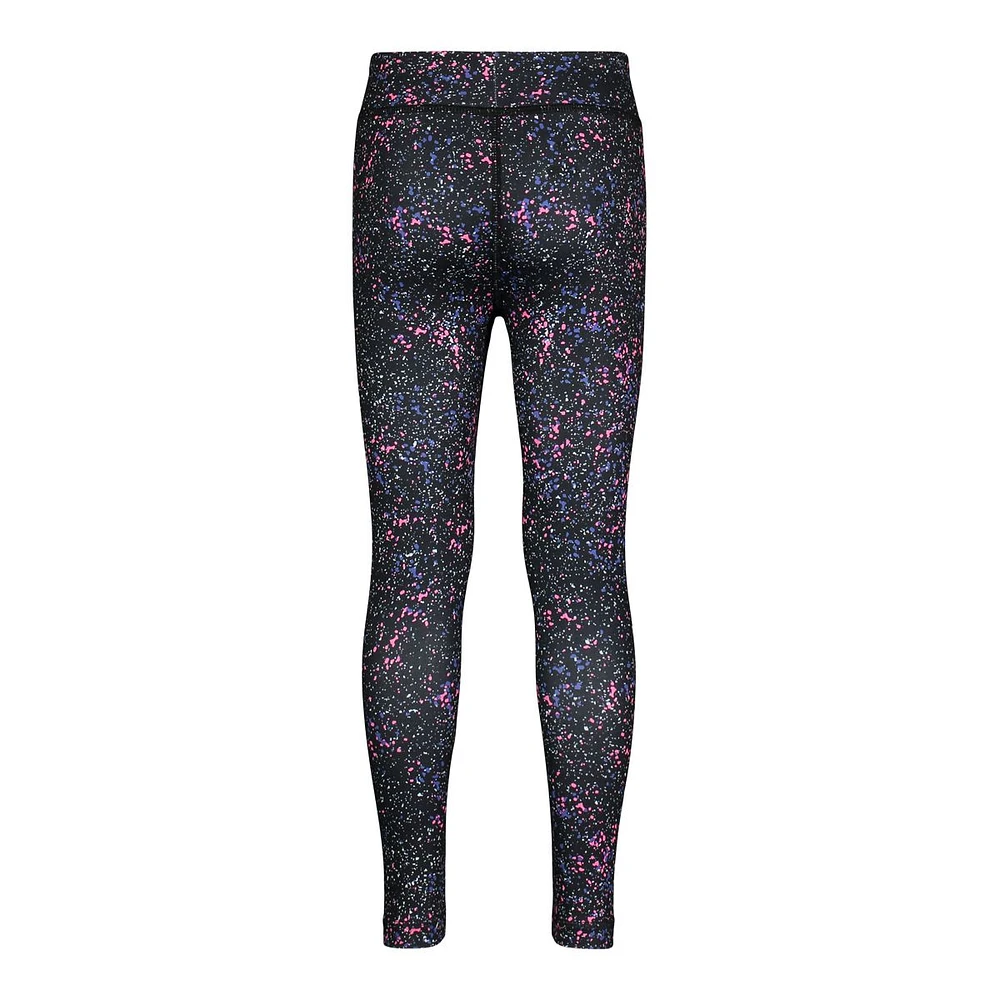 Under Armour Kids' Toddler Girls' 2-4 Galaxy Speckle Leggings, Casual, Stretch