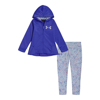 Under Armour Toddler Girls' 2-4 Galaxy Speckle Hoodie Set