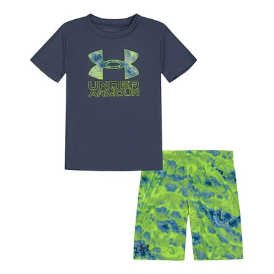 Under Armour Toddler Boys' 4-7 Ridge Dye Big Logo Set