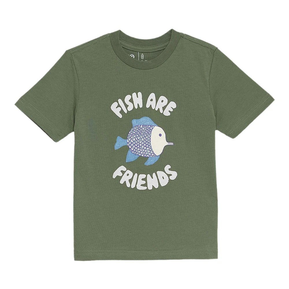 tentree Kids' Fish Friends T Shirt