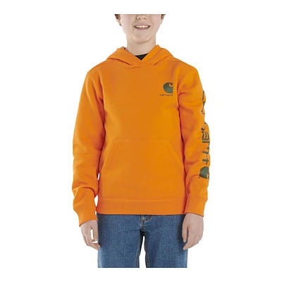 Carhartt Youth Unisex Logo Graphic Hoodie Sweatshirt