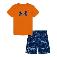 Under Armour Toddler Boys' 2-4 Logo Shorts Set