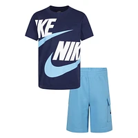 Nike Toddler Boys' 4-7 Cargo Fit Shorts Set