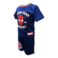 Character Toddler Boys' 2-7 Spiderman T Shirt And Shorts Set