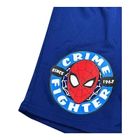 Character Toddler Boys' 2-7 Spiderman T Shirt And Shorts Set