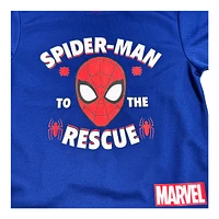 Character Toddler Boys' 2-7 Spiderman T Shirt And Shorts Set