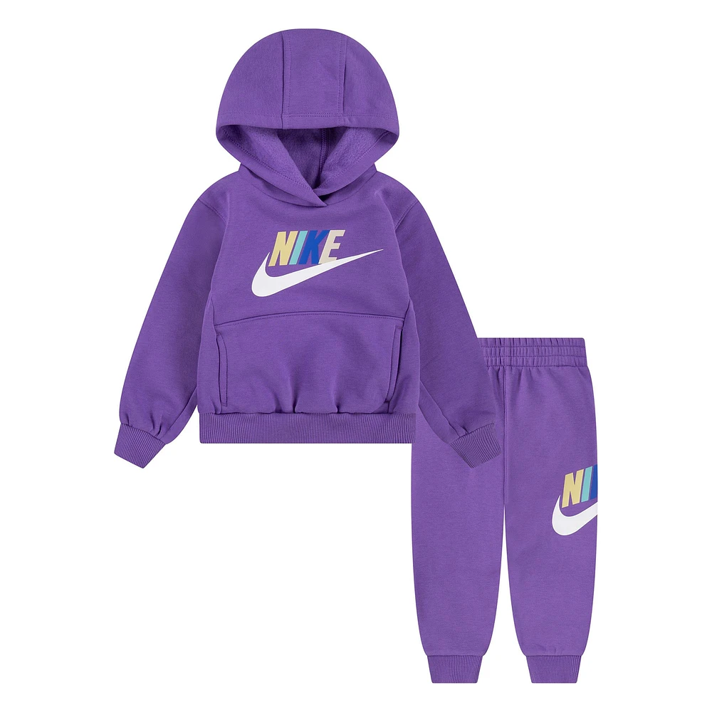 Nike Toddler Girls' 2-4 Club Fleece Hoodie Set