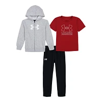 Under Armour Kids' Rival Hoodie Set – 3 pk