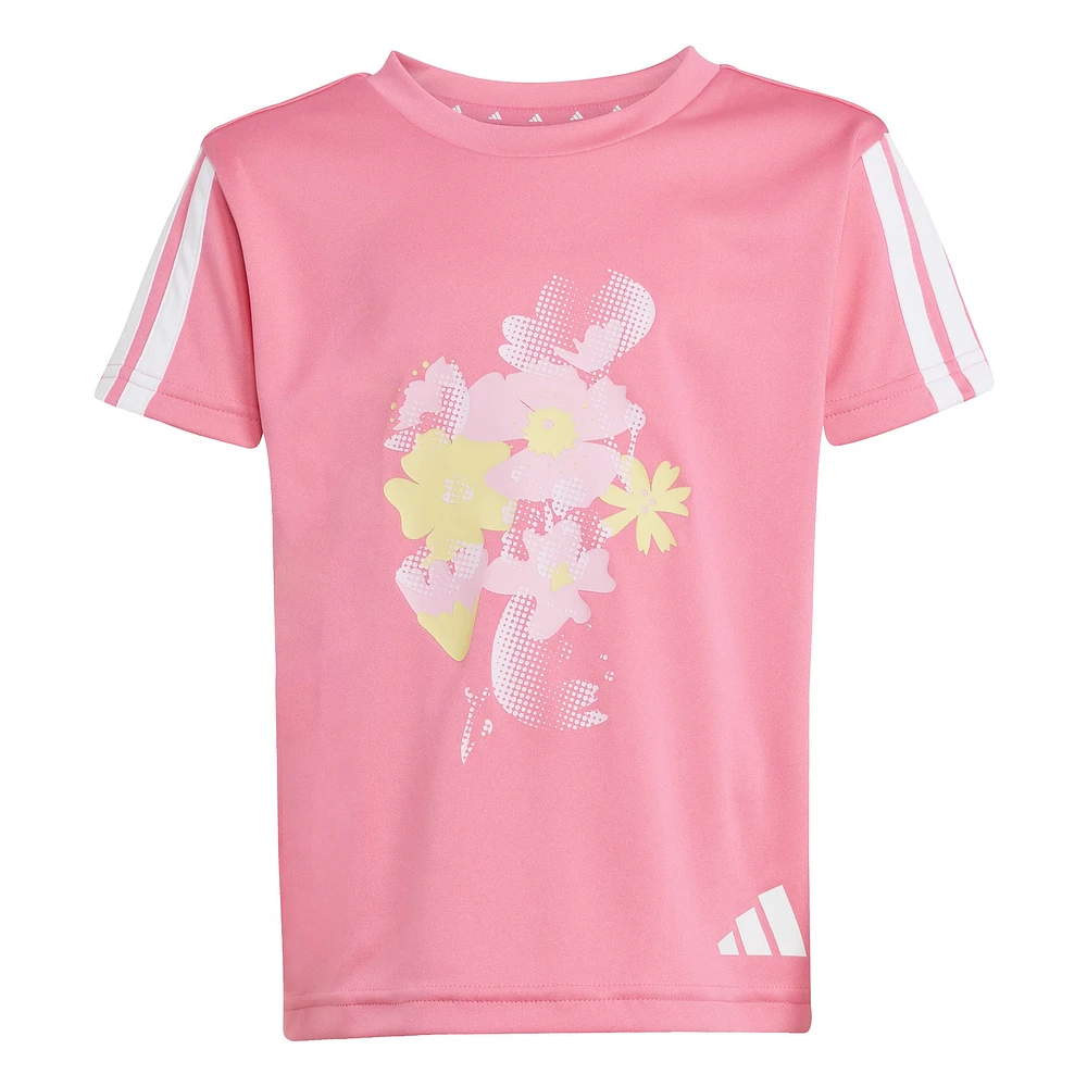 adidas Toddler's Essentials Flower Shorts Set