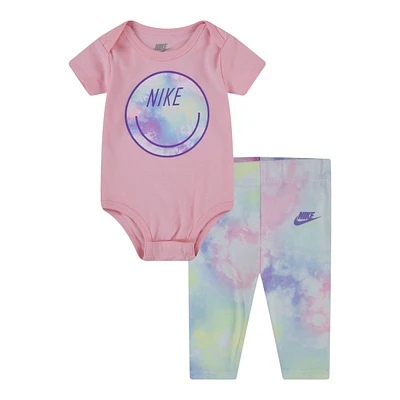 Nike Infant Girls' 0/3M-9M Bodysuit and Legging Set