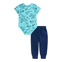 Hurley Boys' Infant Scuba Shark Pants Set