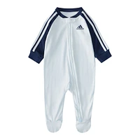 adidas Infant Boys' Zip Raglan Footie Coverall