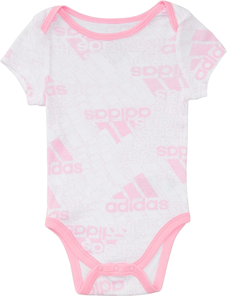 adidas Infant Girls' Short Sleeve Bodyshirt Set