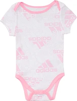 adidas Infant Girls' Short Sleeve Bodyshirt Set