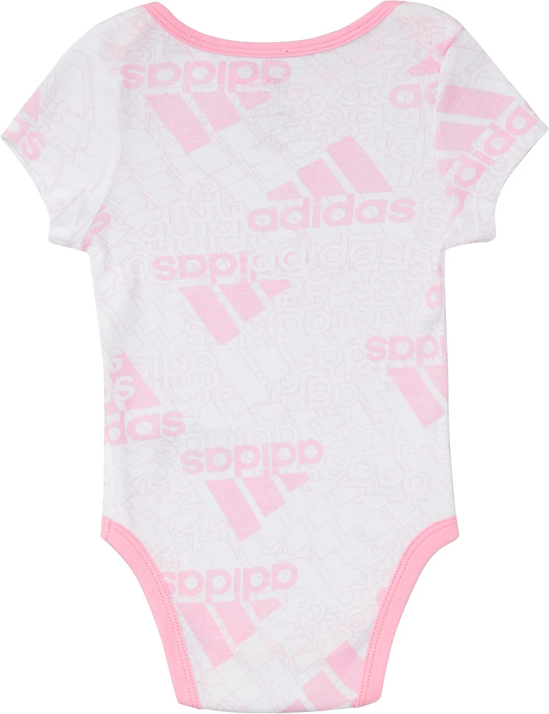 adidas Infant Girls' Short Sleeve Bodyshirt Set