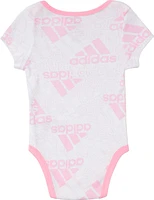 adidas Infant Girls' Short Sleeve Bodyshirt Set