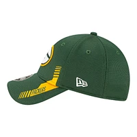 Green Bay Packers New Era Home Sideline 9FORTY Adjustable Hat, NFL, Football