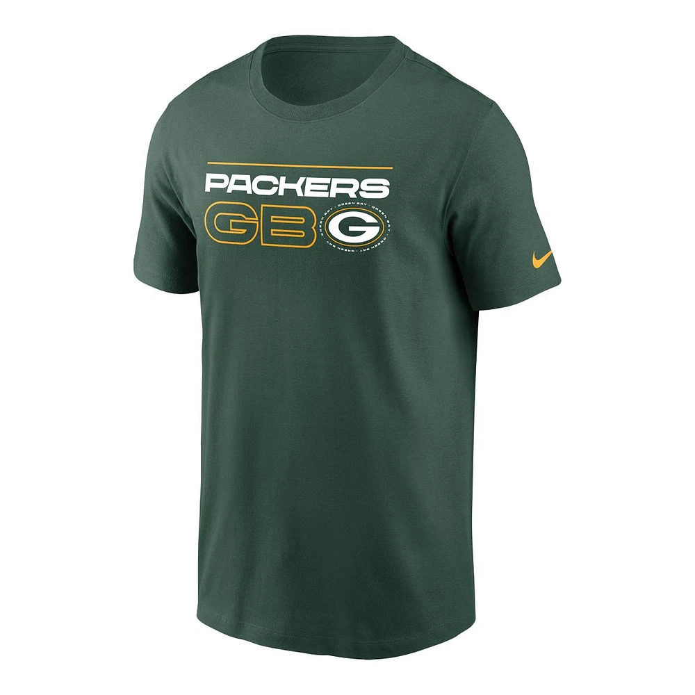 Green Bay Packers Nike Men's Broadcast Essential T Shirt