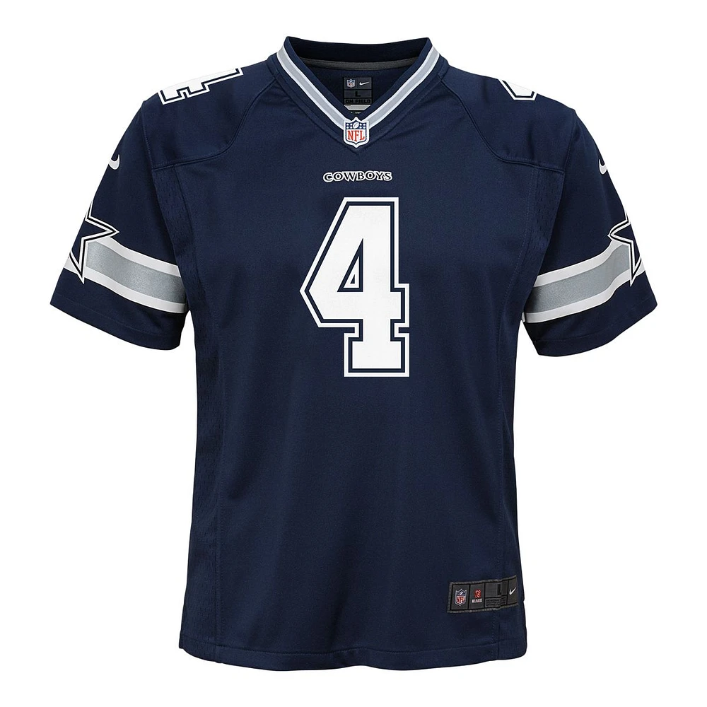 Youth Dallas Cowboys Nike Dak Prescott Game Jersey