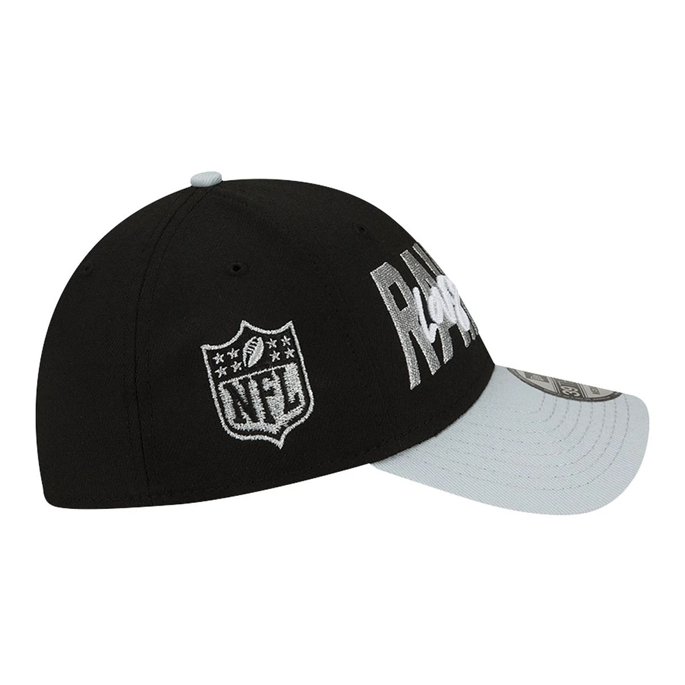 Las Vegas Raiders New Era Draft 39THIRTY Stretch Fit Adjustable Hat, NFL, Football