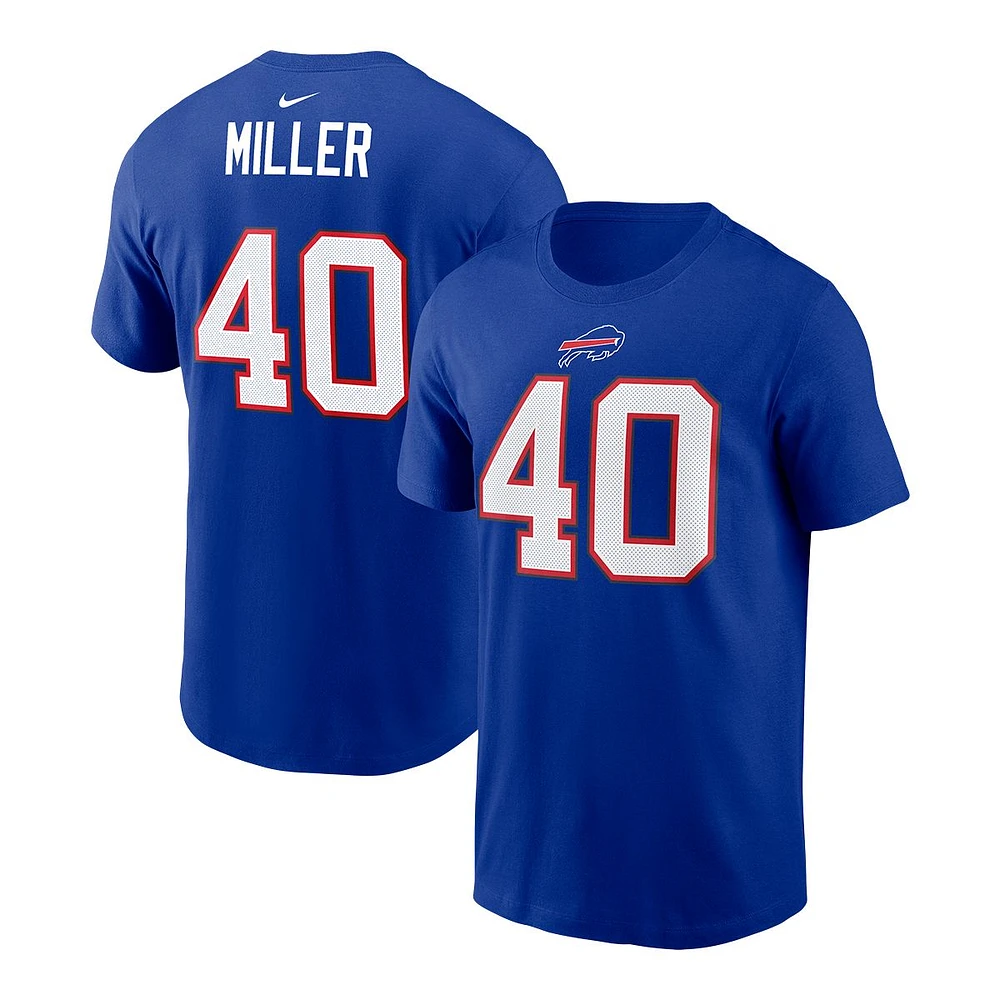 Buffalo Bills Nike Von Miller Player T Shirt