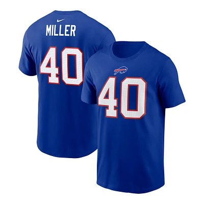 Buffalo Bills Nike Von Miller Player T Shirt