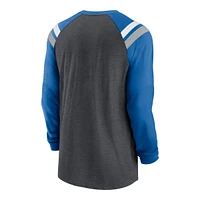 Detroit Lions Nike Raglan Long Sleeve Shirt