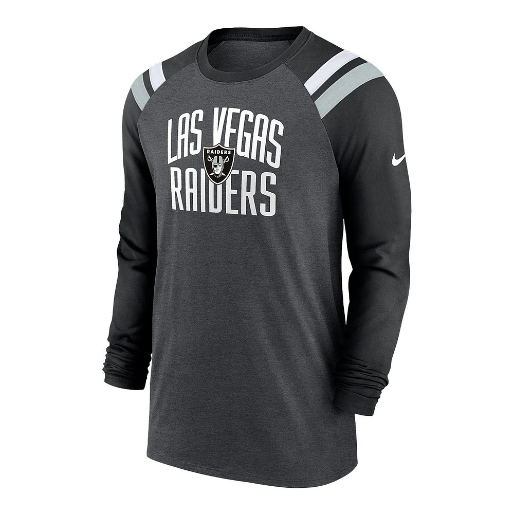 Las Vegas Raiders Nike Raglan Long Sleeve Shirt