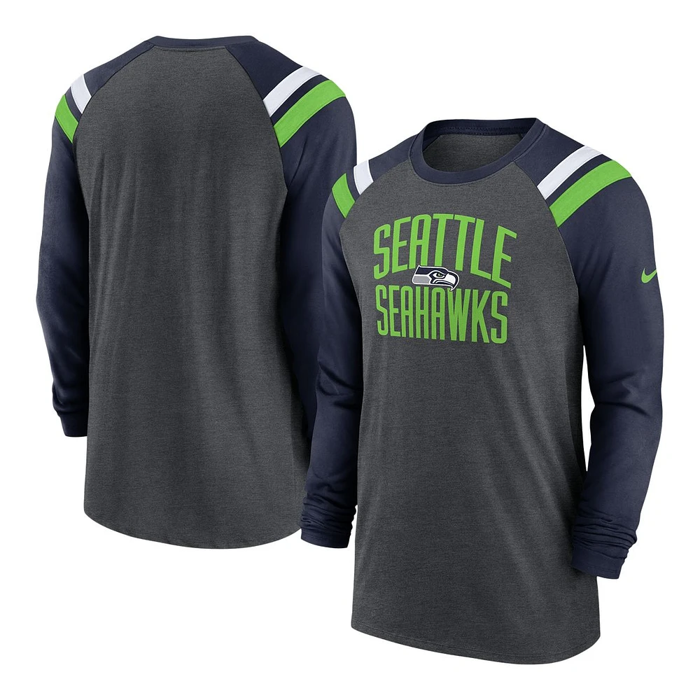 Seattle Seahawks Nike Raglan Long Sleeve Shirt