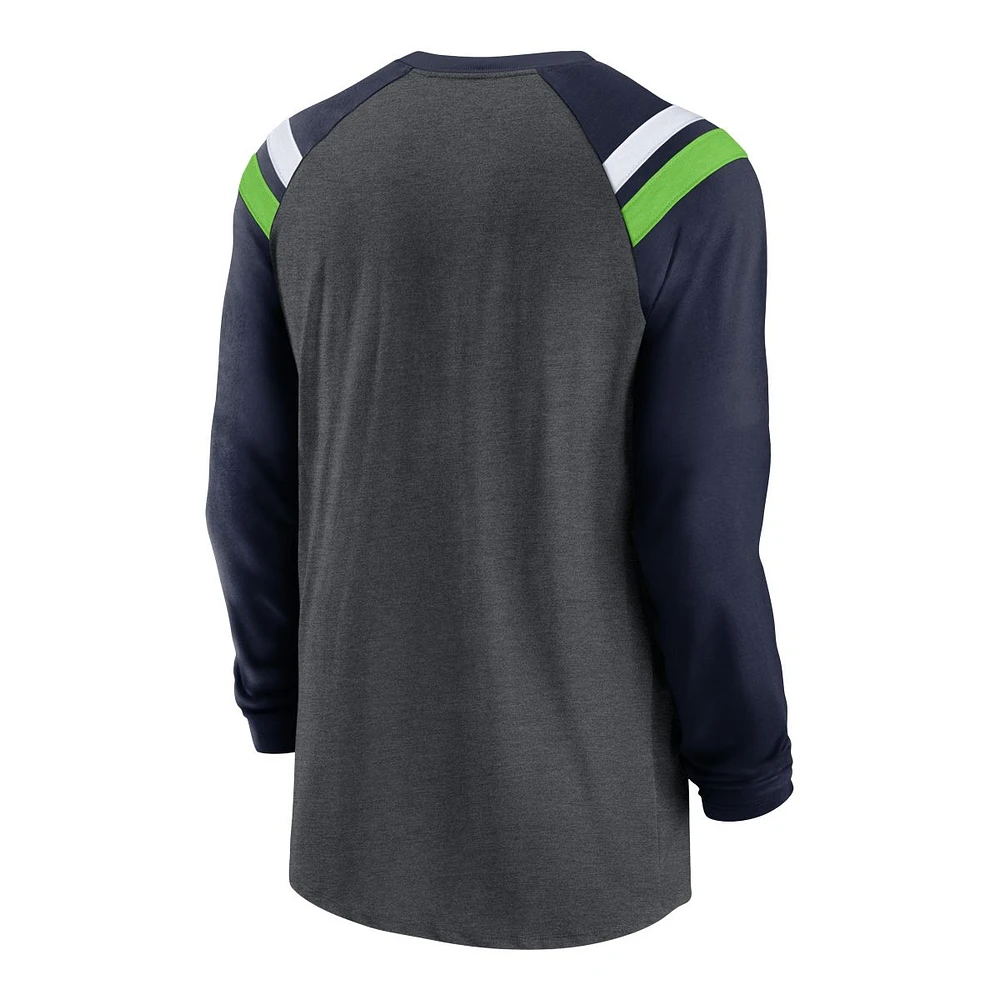 Seattle Seahawks Nike Raglan Long Sleeve Shirt