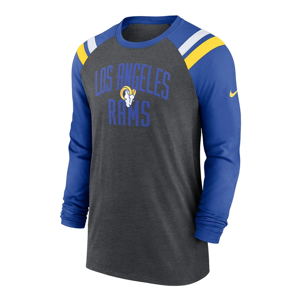 Los Angeles Rams Nike Raglan Long Sleeve Shirt