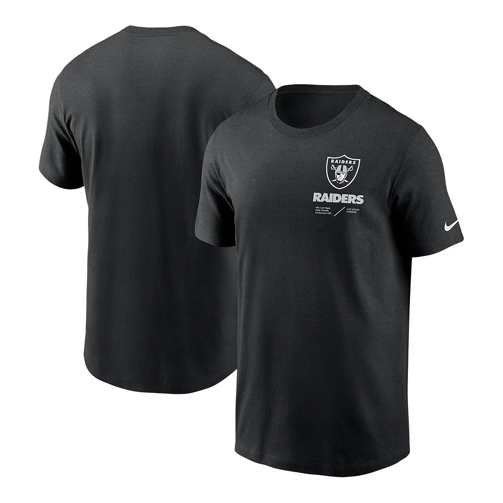 Las Vegas Raiders Nike Team Issue T Shirt