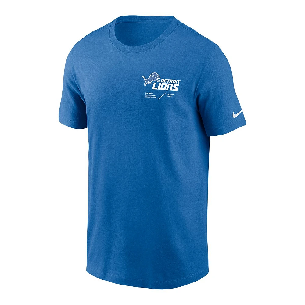 Detroit Lions Nike Team Issue T Shirt