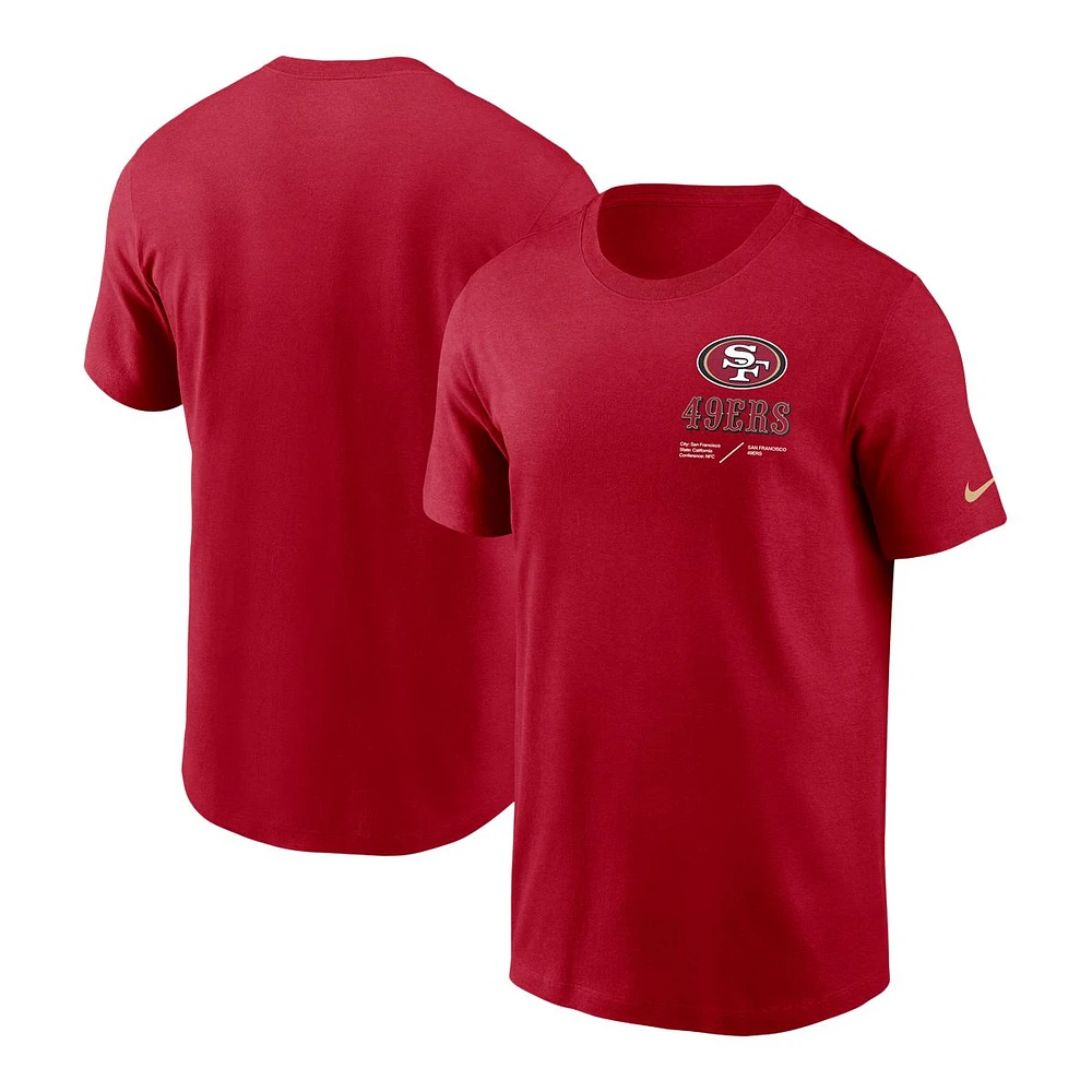 San Francisco 49ers Nike Team Issue T Shirt