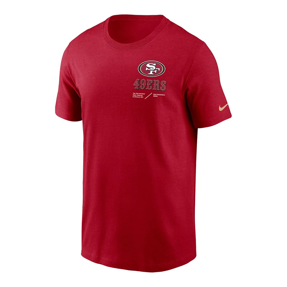 San Francisco 49ers Nike Team Issue T Shirt