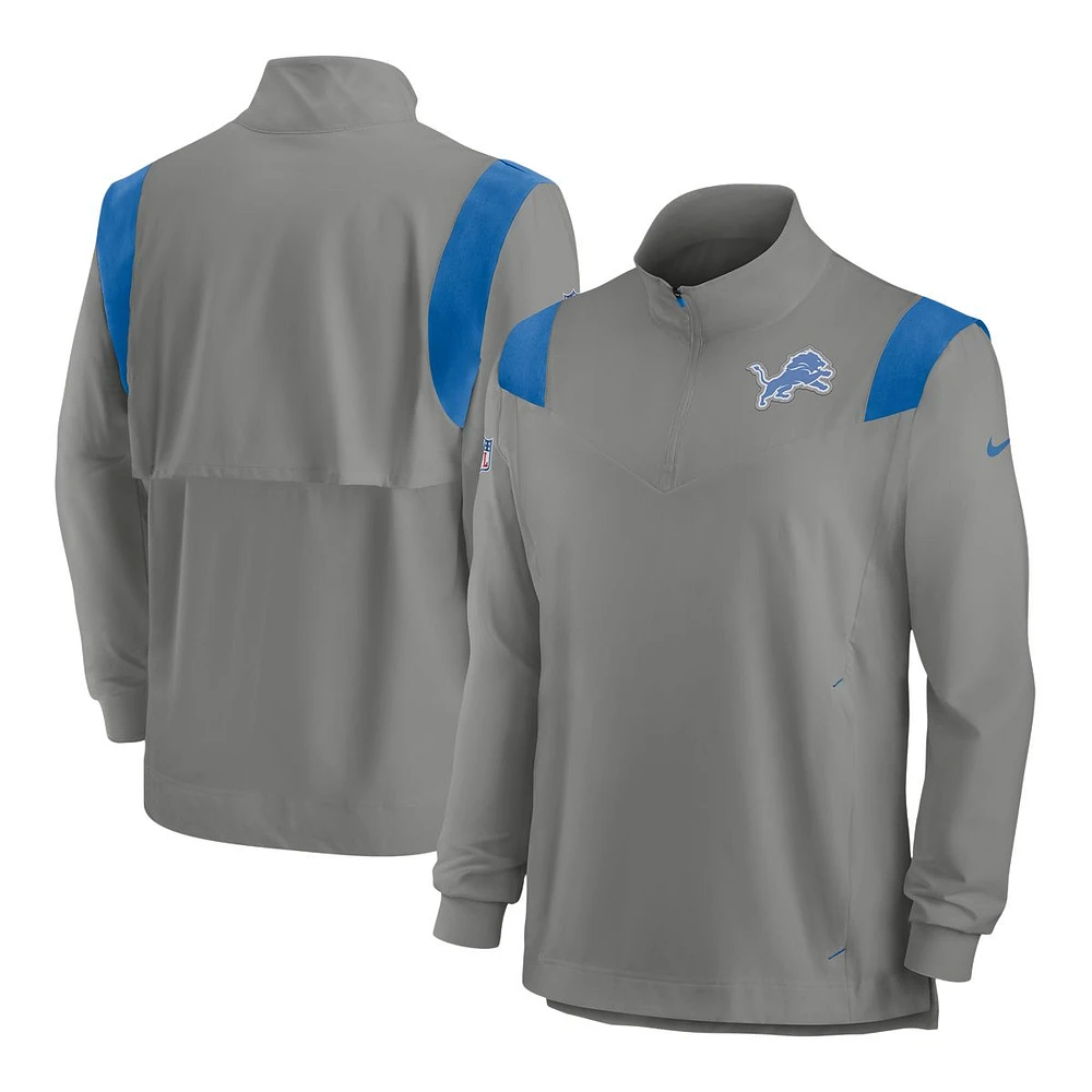 Detroit Lions Nike Quarter Zip Nylon Jacket