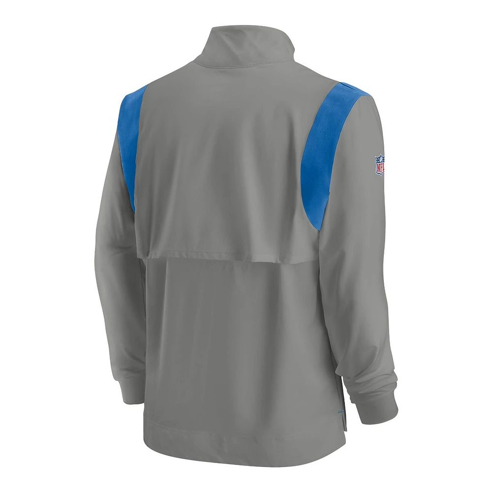 Detroit Lions Nike Quarter Zip Nylon Jacket