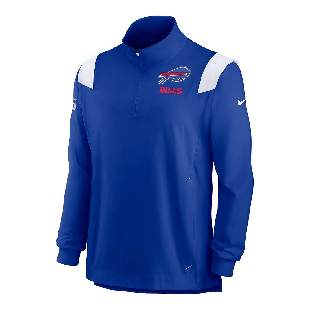 Buffalo Bills Nike Quarter Zip Nylon Jacket