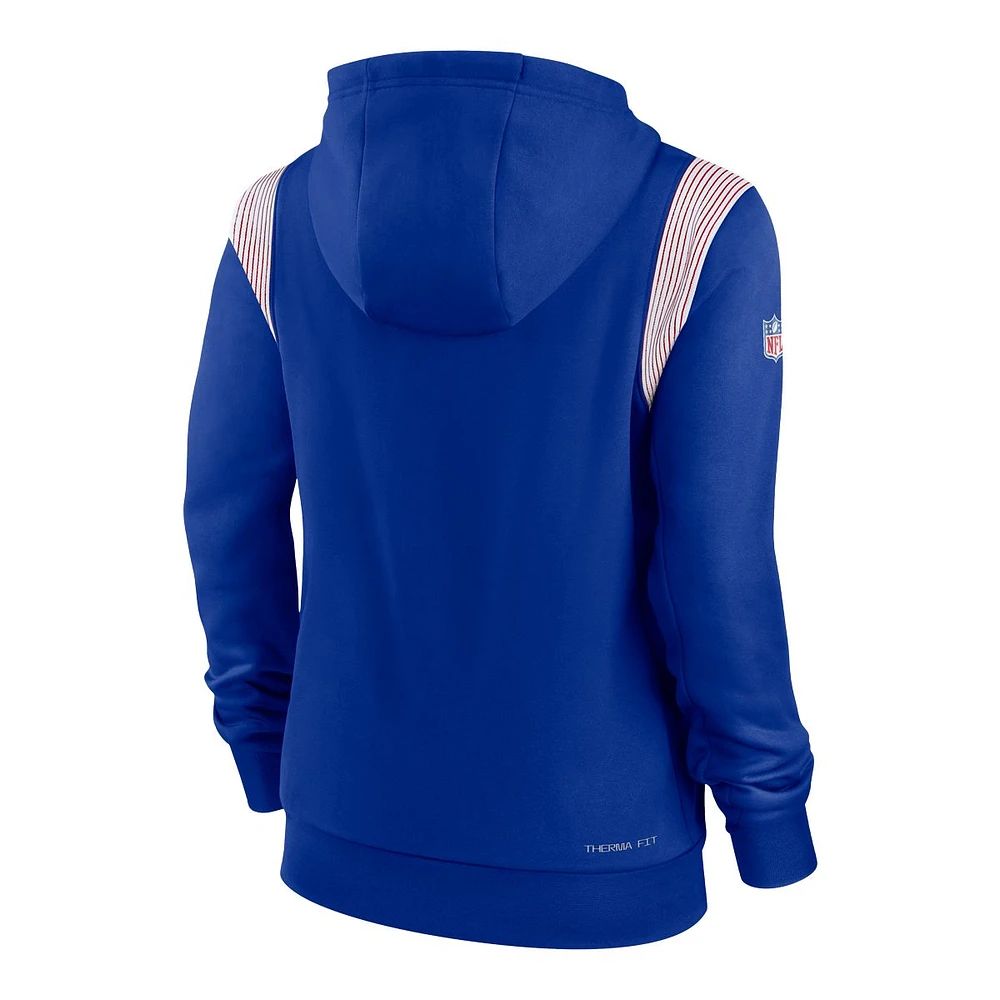 Buffalo Bills Nike Women's Therma Pullover Hoodie