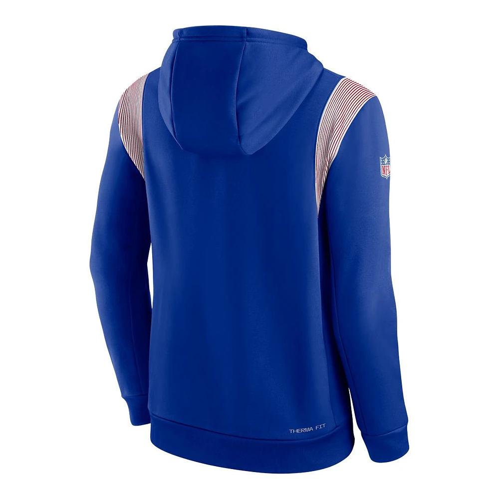 Buffalo Bills Nike Therma Pullover Hoodie