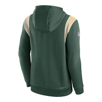 Green Bay Packers Nike Therma Pullover Hoodie