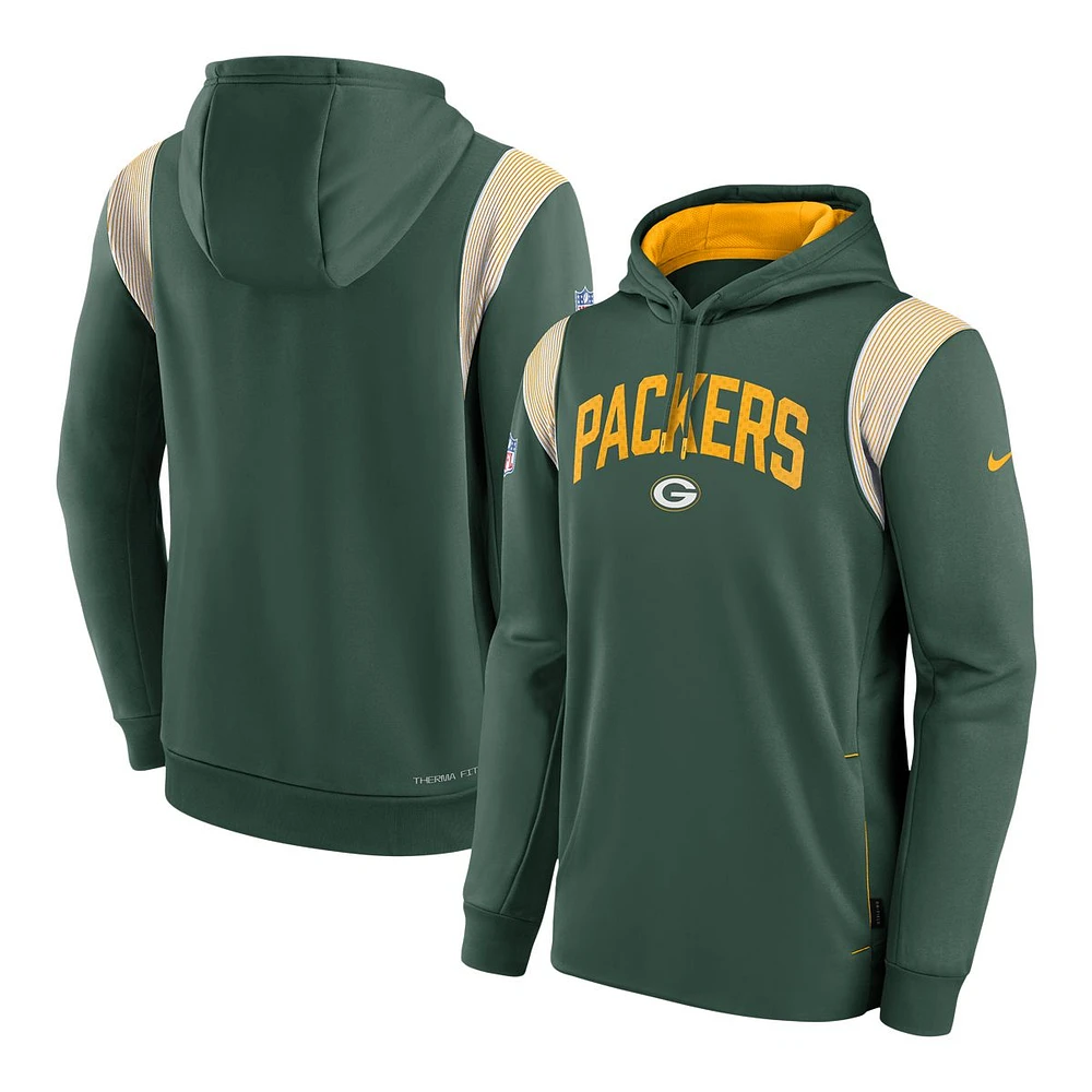 Green Bay Packers Nike Therma Pullover Hoodie