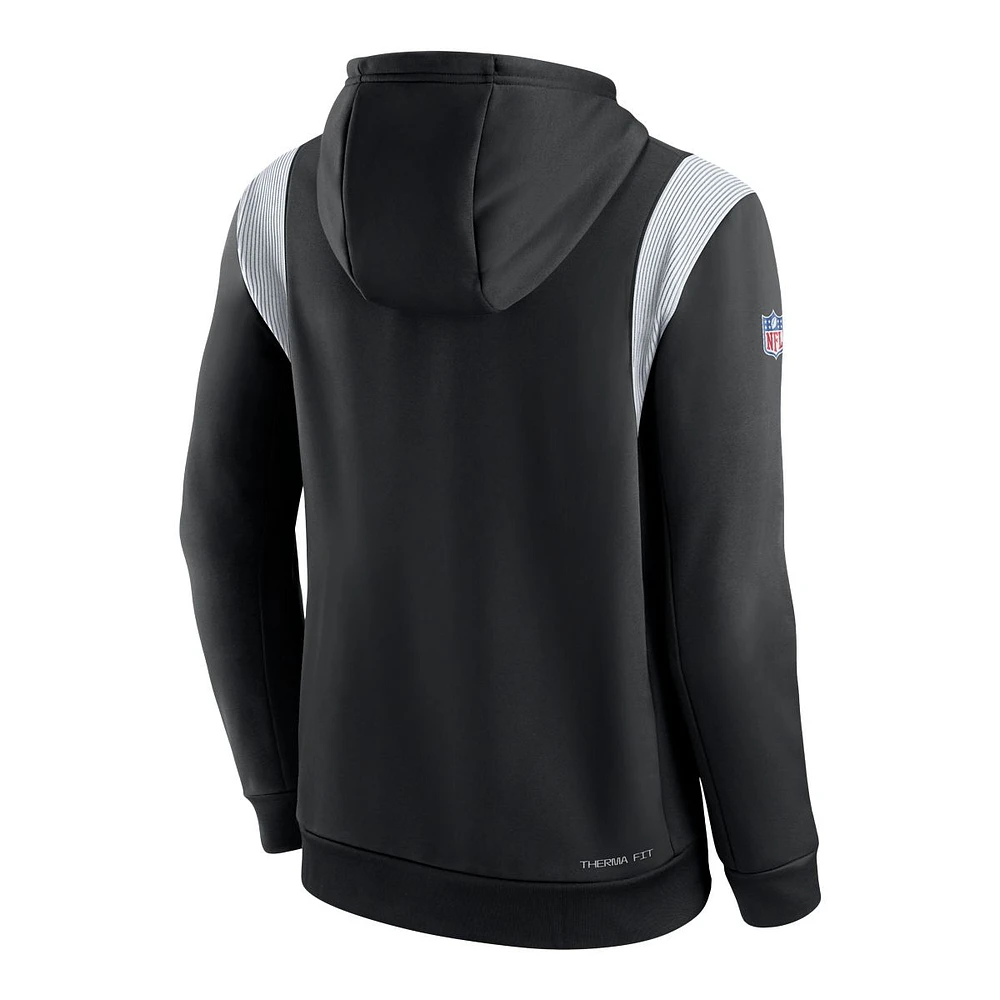 Las Vegas Raiders Nike Therma Pullover Hoodie